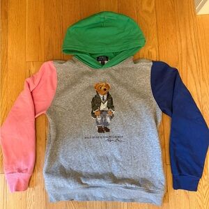 Polo by Ralph Lauren Youth Multicolor Polo Bear Sweatshirt XL